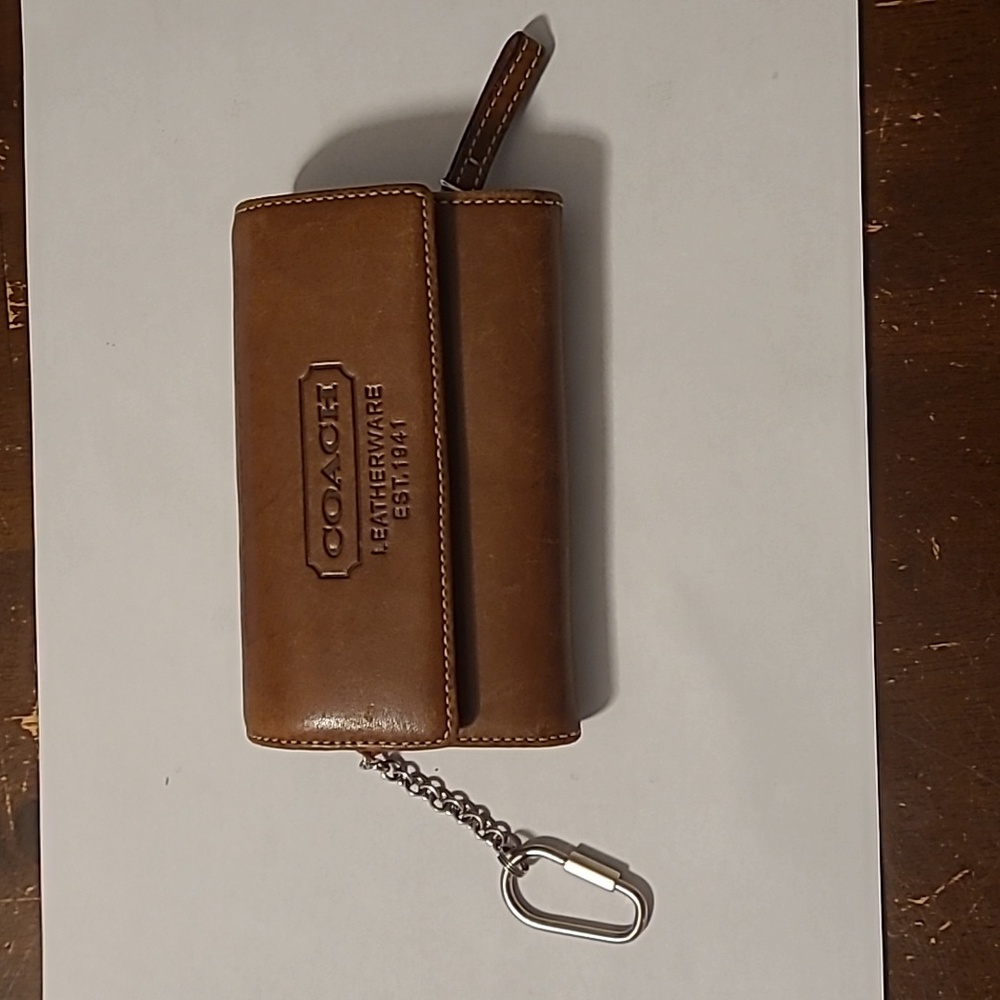 Coach leather wallet